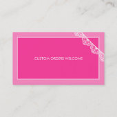 CALLING CARD schattige creatieve kant bunting hot  Contactkaartje (Achterkant)