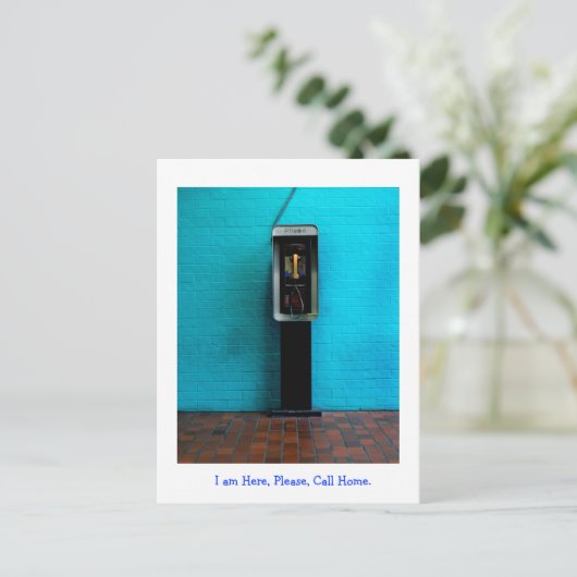 Calling Home Briefkaart (Staand voorkant)