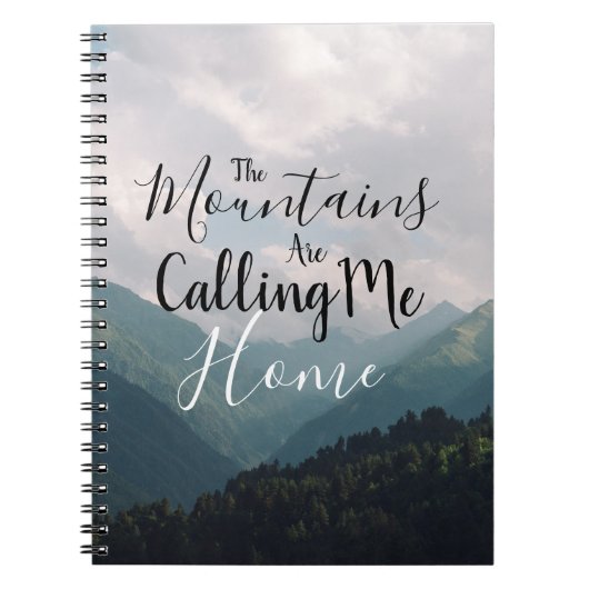 Calling Me Home | Mountain View Notitieboek (Voorkant)