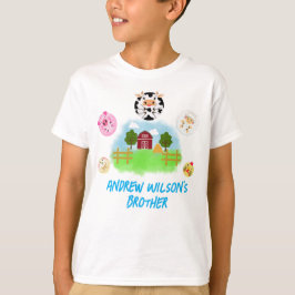 Calling Party Animals Brother of the Birthday Boy T-shirt