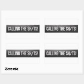 Calling the Shots - Medical Professional Rechthoekige Sticker (Vel)