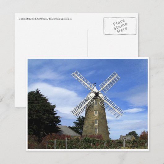 callington mill tassie briefkaart (Voorkant / Achterkant)