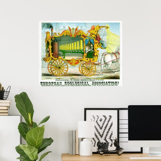 Calliope! Circus Poster - kunstPoster (Thuiskantoor)