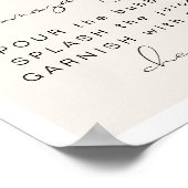 CALLIOPE Citrus Oranje Clementine MOMosa Bar Poste Poster (Hoek)