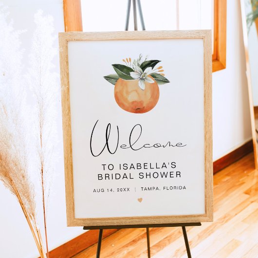 CALLIOPE Citrus Sinaas Clementine Bruidsmeisjesfee Poster