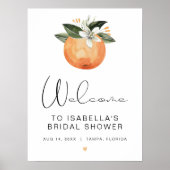 CALLIOPE Citrus Sinaas Clementine Bruiloftsborrel Poster (Voorkant)