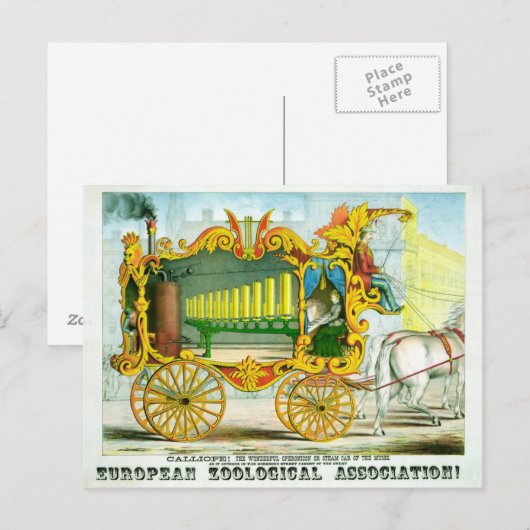 Calliope - Het prachtige operonicon Briefkaart (Voorkant / Achterkant)