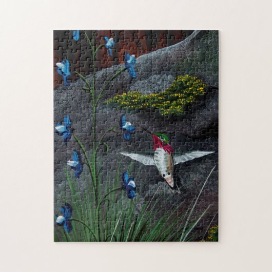 Calliope Hummingbird Puzzle Legpuzzel (Verticaal)