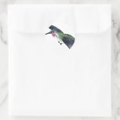 Calliope Hummingbird Ronde Sticker (Tas)