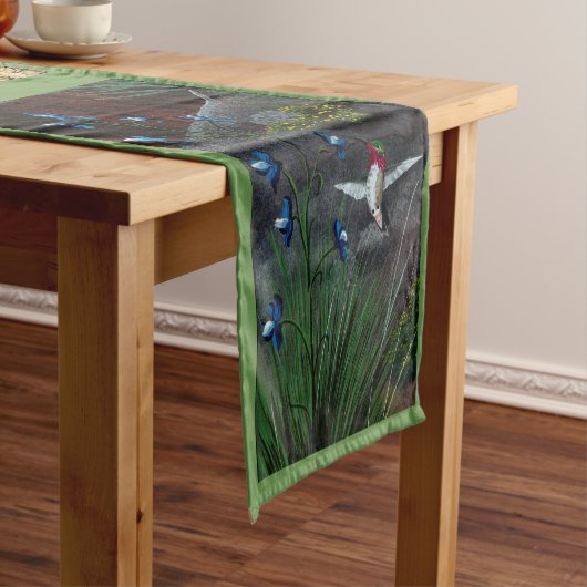 Calliope Hummingbird Table Runner Korte Tafelloper (Voorbeeld)