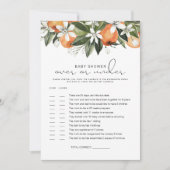 CALLIOPE Kleine Cutie Over of Onder Baby Game Kaar Kaart (Voorkant)