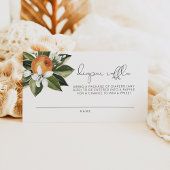 CALLIOPE Little Cutie Clementine Diaper Raffle Plaatskaartje