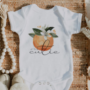 CALLIOPE Little Cutie Clementine Oranje Baby Romper