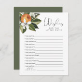 CALLIOPE Little Cutie Clementine Wwish for Baby Informatiekaartje (Voorkant / Achterkant)