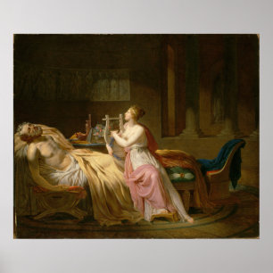 Calliope Mourn beroemd gemaakt door Circle of Davi Poster