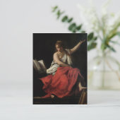 Calliope, Muse of Epic Poetry Briefkaart (Staand voorkant)