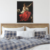 Calliope, Muse of Epic Poetry Canvas Afdruk (Insitu (Slaapkamer))