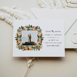 Calliope - Waterverf Sinaasappels Foto Lijst Kaart