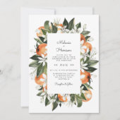 Calliope - Waterverf tropisch Oranje bloesem Kaart (Voorkant)