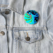 callisto danse néon ronde button 5,7 cm (In situ)