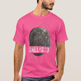 Callisto Jupiter Maan Zonnestelsel Ruimteastronomi T-shirt