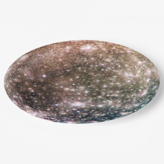 Callisto Tableware from the Celestial Collection Papieren Bordje (Gekanteld)