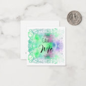 *~* CALLME Relatie AP63 Flat Note Kaart Notitiekaartje (Voorkant / Achterkant in situ)