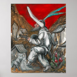 Callot Fritellino oil op Gesso door Toby Mikle Poster