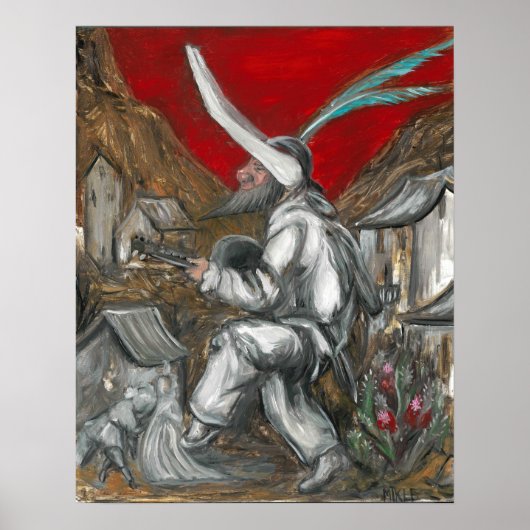 Callot Fritellino oil op Gesso door Toby Mikle Poster (Voorkant)