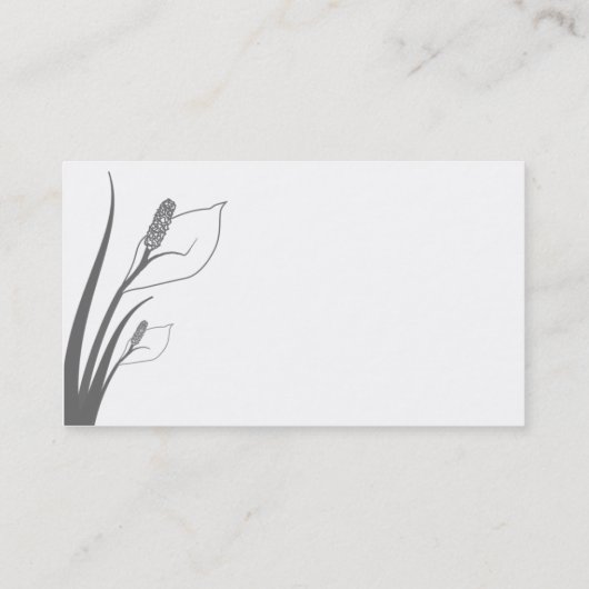 Cally Lilies Visitekaartjes (Achterkant)