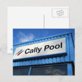 Cally Pool Briefkaart (Voorkant / Achterkant)