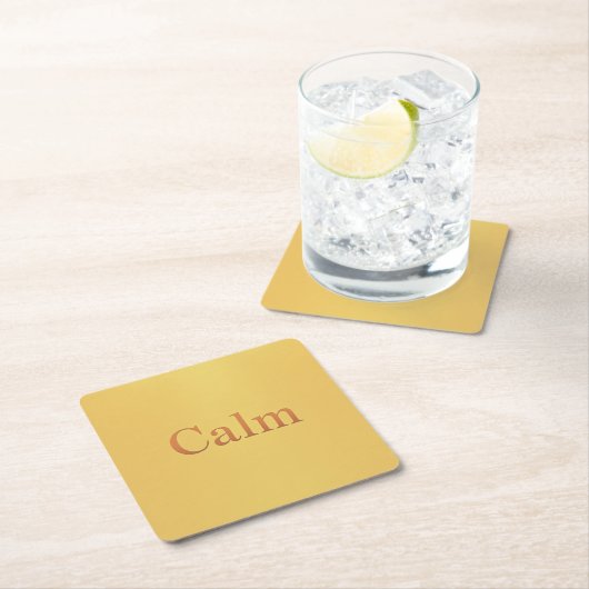 Calm Affirmation Acryl Onderzetter Set (Insitu)