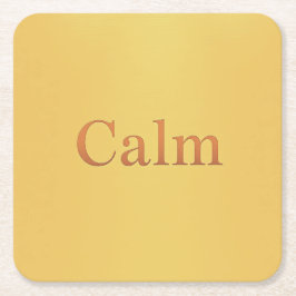 Calm Affirmation Acryl Onderzetter Set