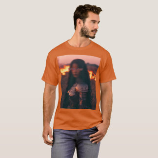 Calm African warrior in chaos T-shirt