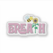 Calm and minimalist Sticker (Voorkant)