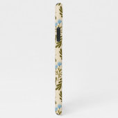  Calm and Natural: Blue Flower Seamless Pattern iPhone Hoesje (Rechterkant)
