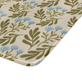  Calm and Natural: Blue Flower Seamless Pattern Snijplank (Hoek)