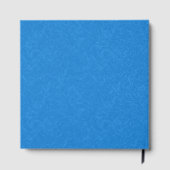 calm and serene blue background swirling pattern gastenboek (Achterkant)