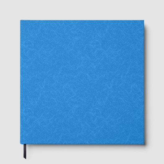 calm and serene blue background swirling pattern gastenboek (Voorkant)