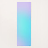 Calm Aqua en Lavendel Gradient Yogamat (Achterkant)