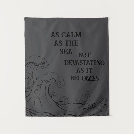 Calm as the Sea Tapestry  Wandkleed (Voorkant)