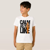 Calm As you like (BlackOrange) LFC Liverpool FC T-shirt (Voorkant volledig)