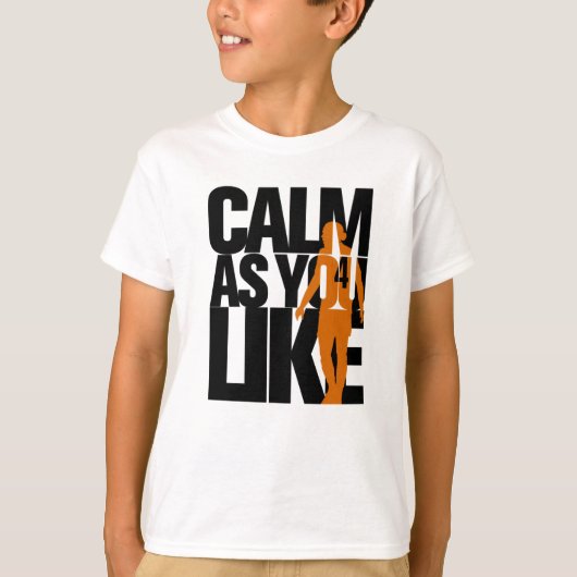 Calm As you like (BlackOrange) LFC Liverpool FC T-shirt (Voorkant)