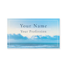 Calm Blue Beach Scene 