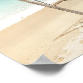 Calm Blue Beach Swing Ocean Photography Poster (Hoek)