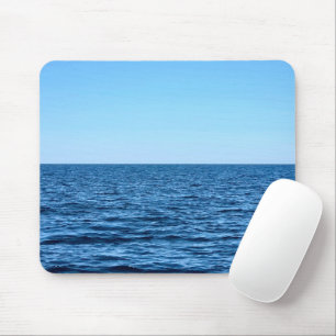 Calm Blue Lake Michigan Water Muismat