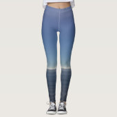 Calm Blue Ocean Leggings (Voorkant)