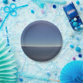 Calm Blue Ocean Papieren Bordje (Feest)