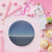 Calm Blue Ocean Papieren Bordje (Feest)