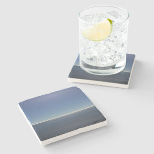 Calm Blue Ocean Stenen Onderzetter